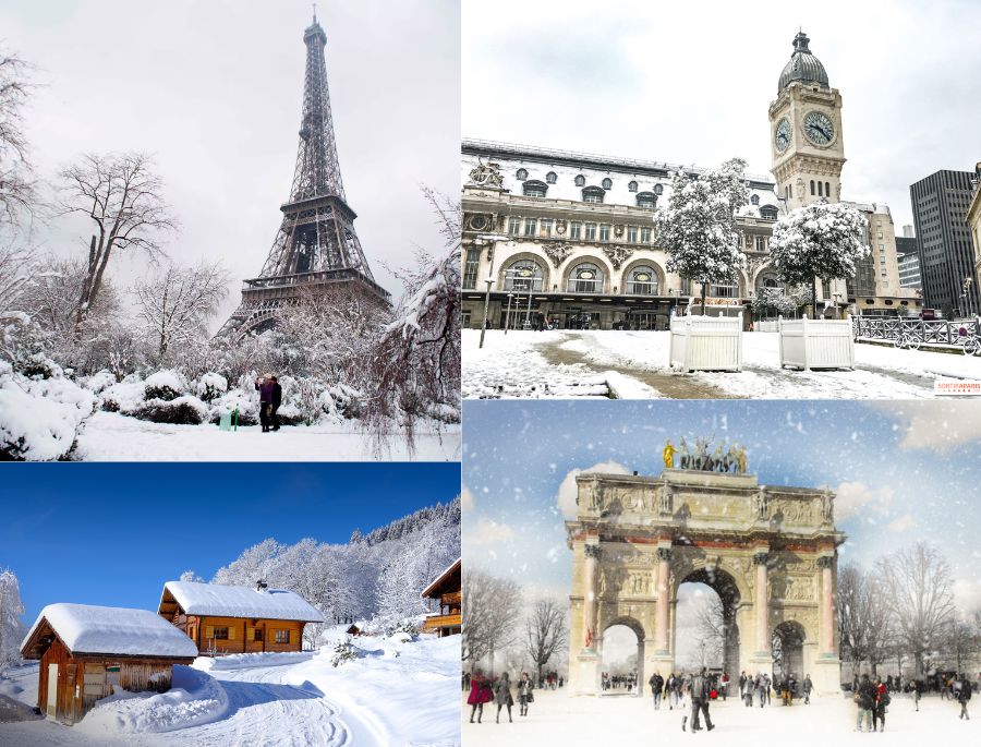 Vào mùa đông, nước Pháp được bao phủ bởi khung cảnh tuyết trắng tựa như thế giới cổ tích
