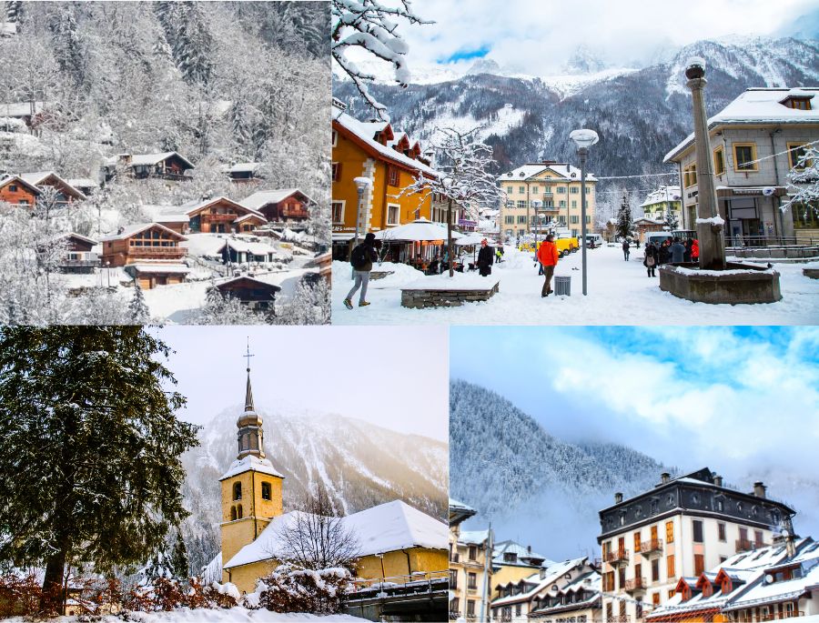 Thị trấn Chamonix là một trong những điểm đến ngắm tuyết đẹp nhất tại Pháp