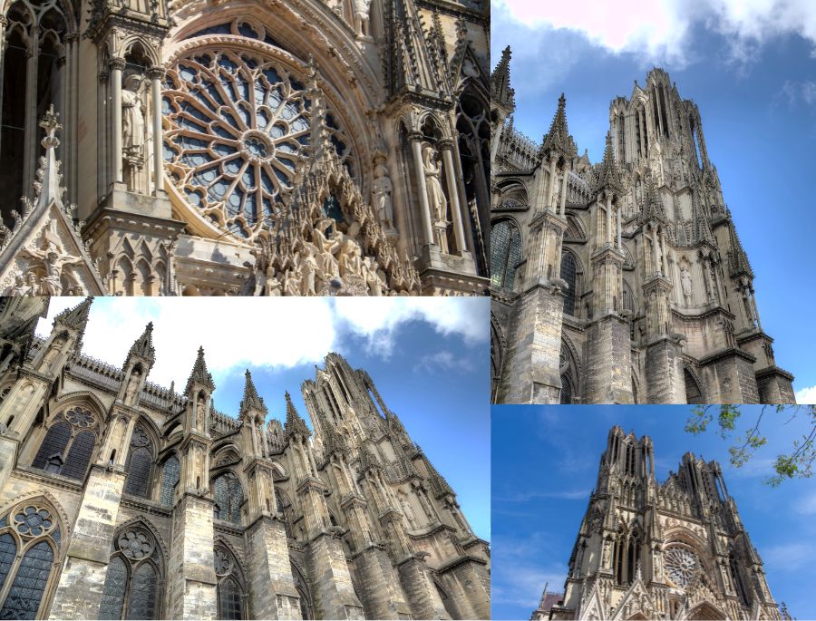 Cận cảnh kiến trúc độc đáo của nhà thờ lớn Notre-Dame de Reims