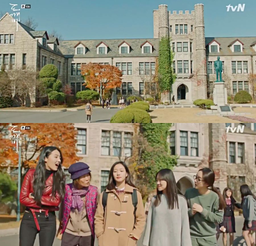 Mỗi góc nhỏ của trường đều mang một vẻ đẹp riêng biệt như khơi gợi nguồn cảm hứng sáng tạo bất tận cho các nhà làm phim