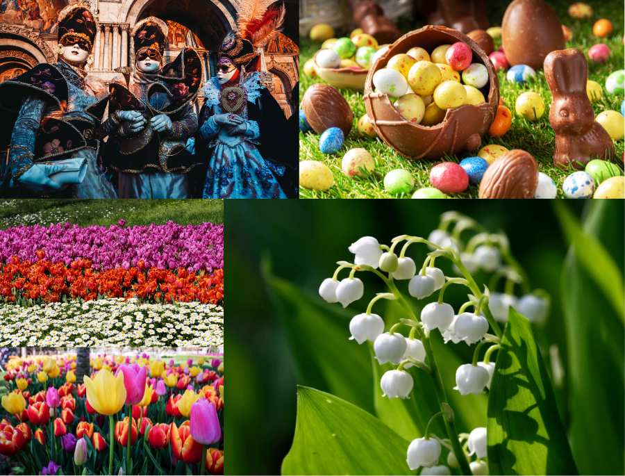 Mùa xuân cũng là mùa lễ hội của nước Pháp