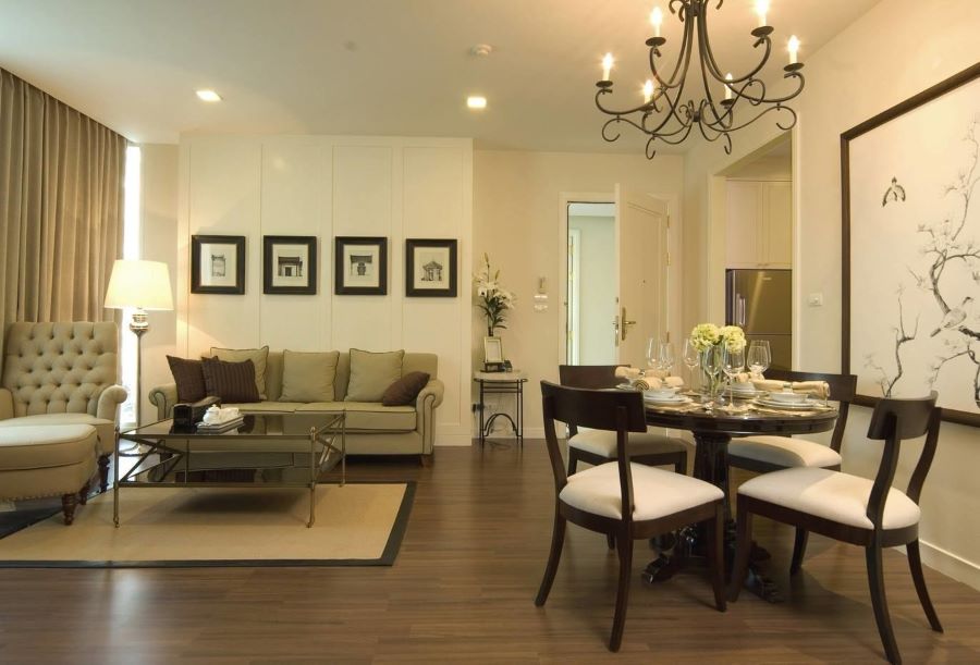 Không gian ấm cúng tại Rongratana Executive Residence