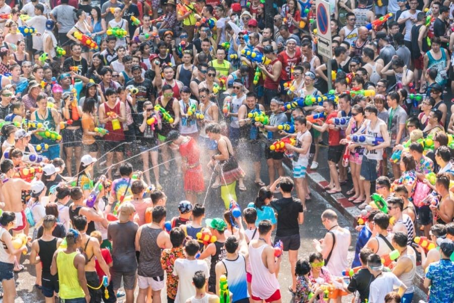 Songkran là một nghi lễ đón mừng năm mới của người Thái