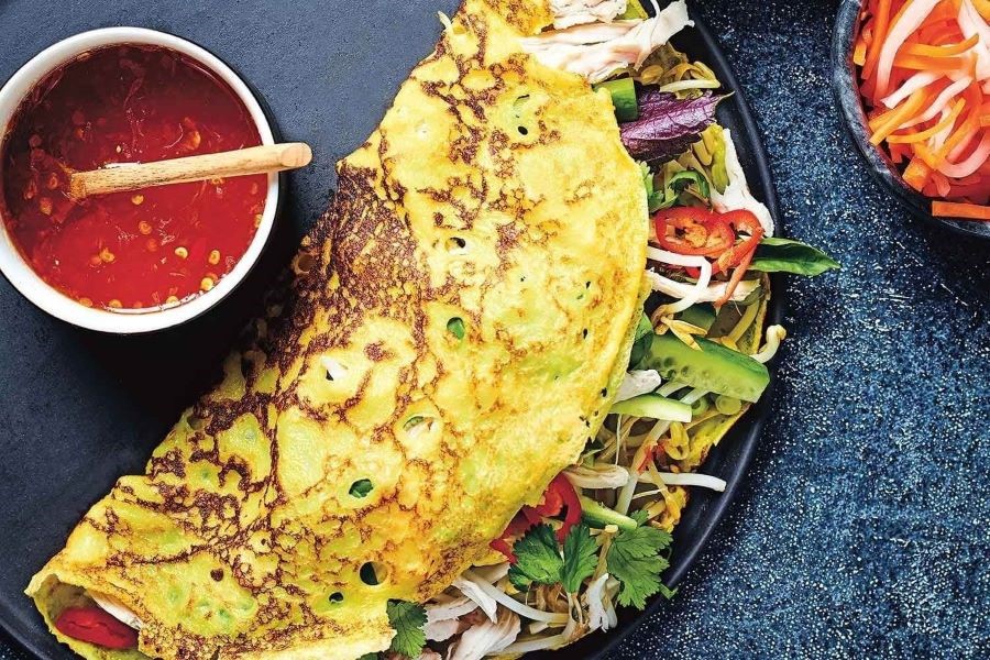 Bánh xèo miền Nam thơm ngon, hấp dẫn cuốn hút mọi du khách khi đến đây