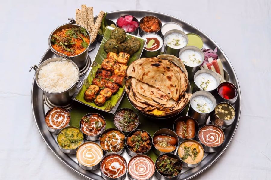 Đồ ăn Ấn Độ truyền thống Thali