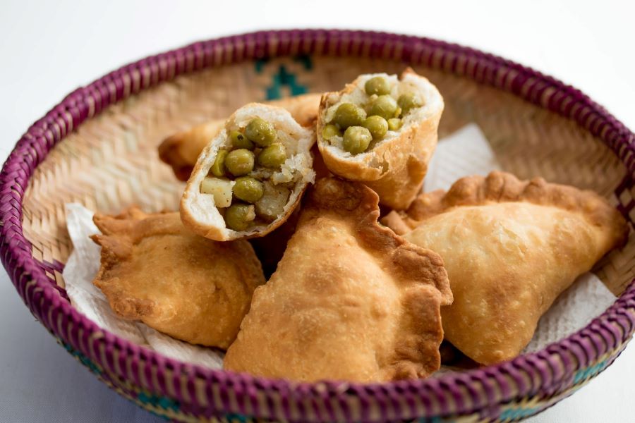 Samosa - bánh bao chay hay khoai tây chiên