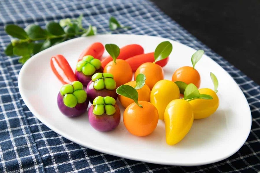 Bánh đậu xanh Luk Chup nổi tiếng của người Thái Lan