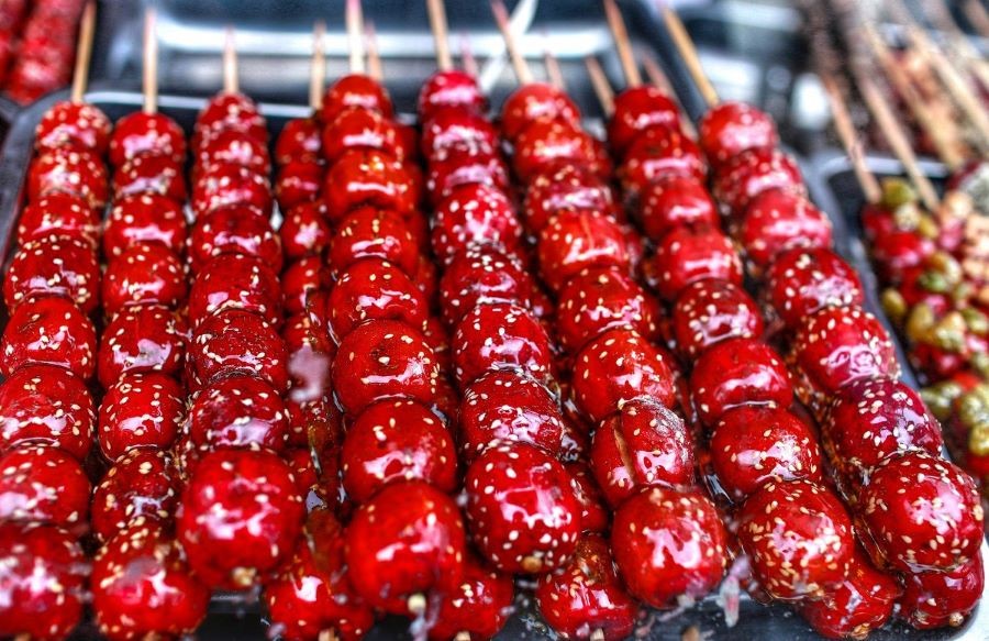 Kẹo hồ lô - Món ăn mà bạn nhất định phải thử khi đến các chợ đêm tại Đài Loan