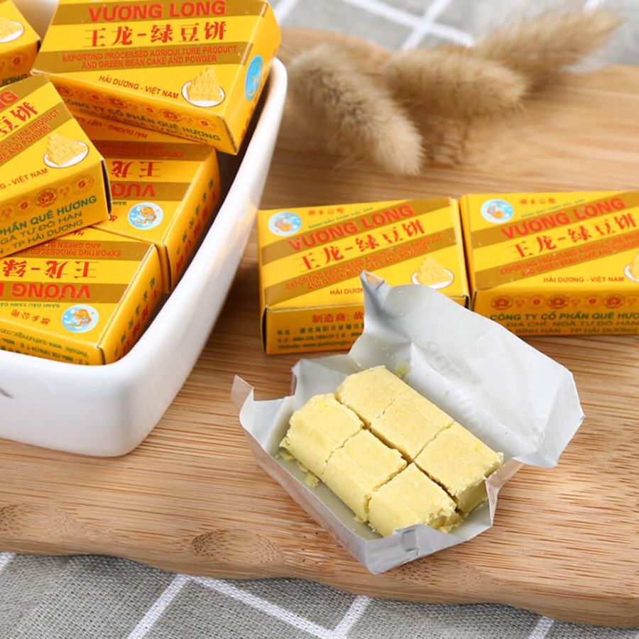 Bánh đậu xanh Hải Dương có vị ngọt thanh, bùi bùi của đậu xanh, thơm lừng