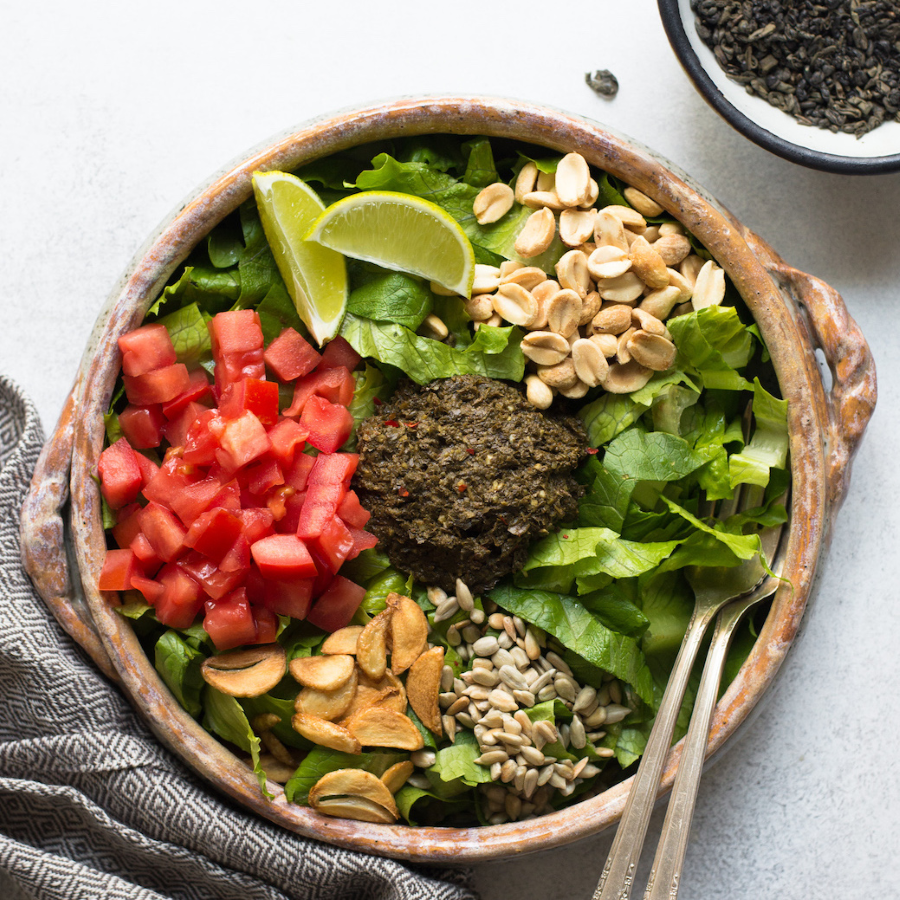  Salad lá trà hay còn gọi là 