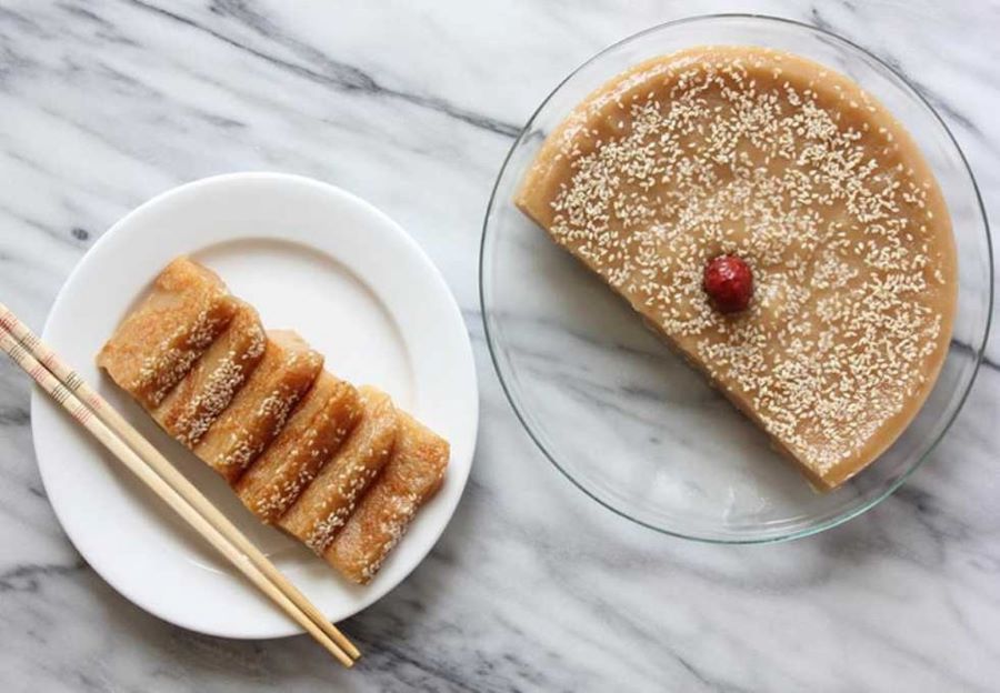 Bánh tổ Nian Gao - món ăn truyền thống ngày Tết của người Singapore