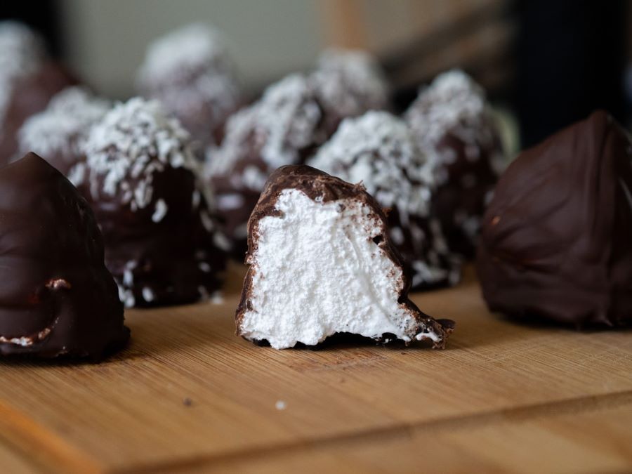 Flodeboller - một trong những loại kẹo nổi tiếng tại Đan Mạch