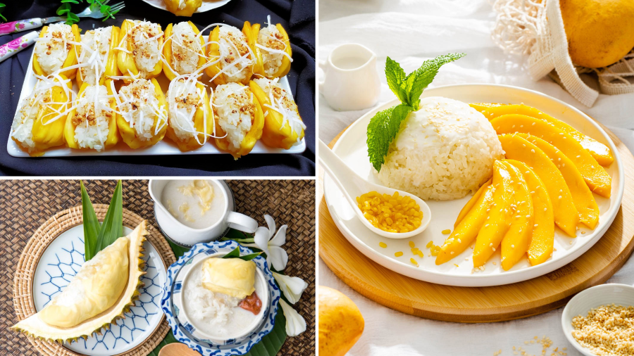 Ẩm thực Thái Lan sở hữu những món xôi ngọt Thái Lan thơm ngon nức tiếng