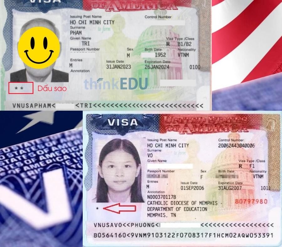 Dấu sao trên visa Mỹ mang nhiều ý nghĩa khác nhau