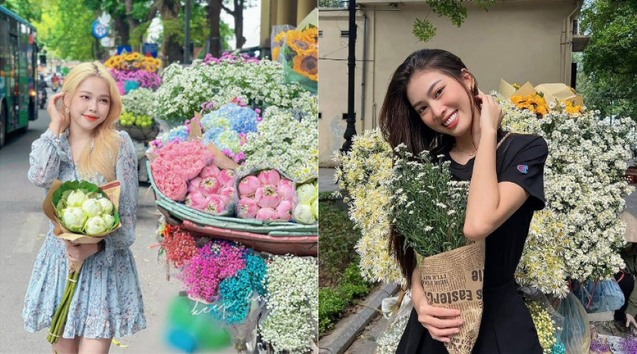 Nếu như bạn cảm thấy việc tạo dáng quá gượng gạo thì hãy thử đặt tay lên vuốt tóc