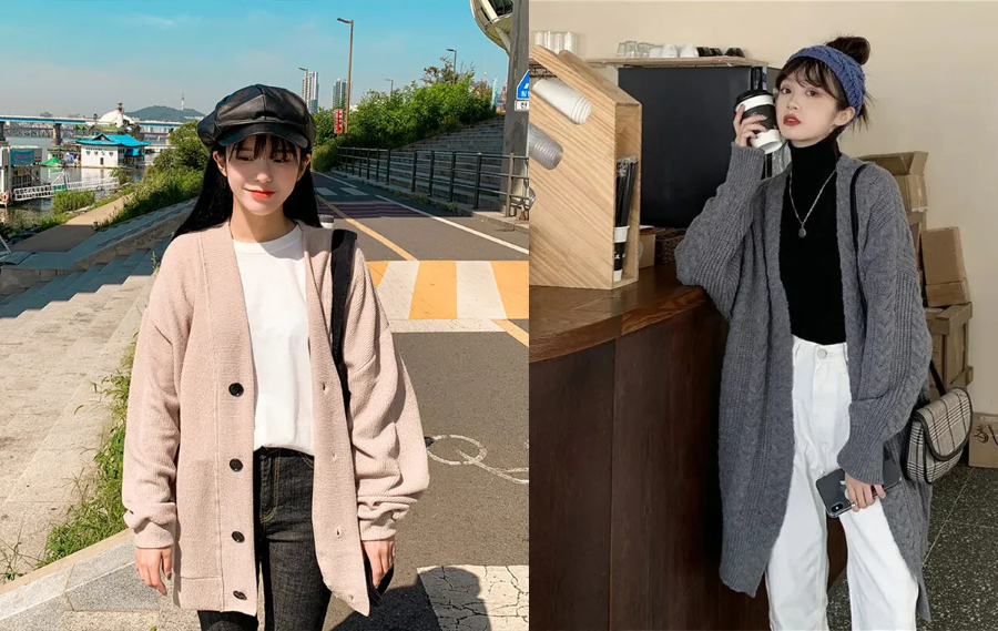 Bạn có thể phối áo cardigan theo nhiều phong cách khác nhau