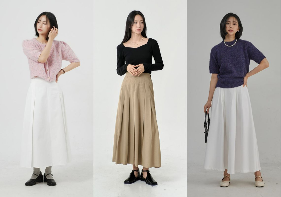 Áo len và chân váy dài là những item quan trọng mà bạn nhất định phải có trong “tủ đồ”