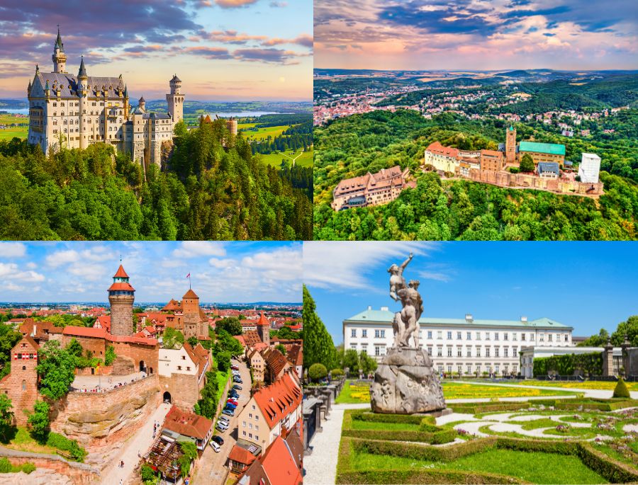 Khung cảnh rực rỡ của các địa điểm du lịch Đức