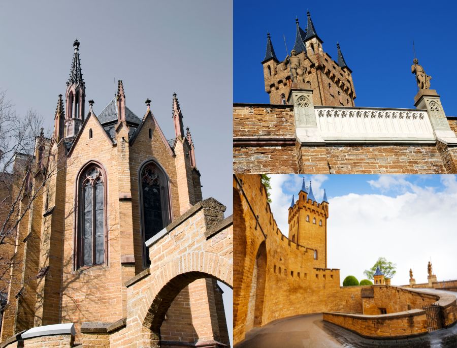 Cận cảnh các chi tiết về lâu đài Hohenzollern