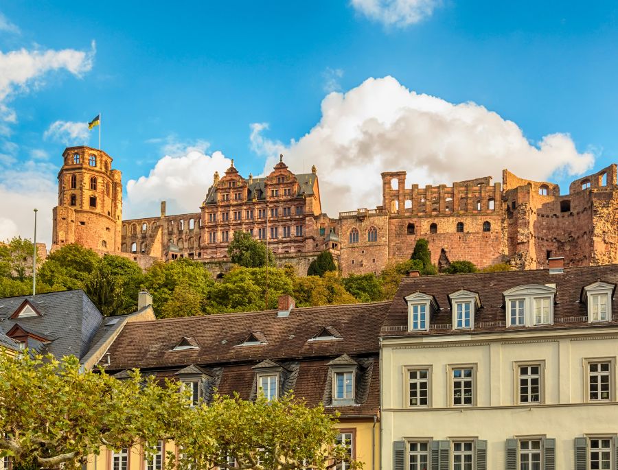 Lâu đài Heidelberg mang vẻ đẹp cổ điển Châu Âu