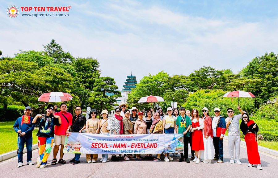 Tour Du Lịch Hàn Quốc 5 ngày 4 đêm tại Top Ten Travel được nhiều du khách yêu thích