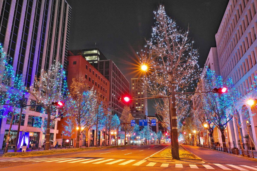 Vào mùa lễ hội, khắp mọi nơi đều được trang trí bởi hàng triệu ánh đèn LED đủ màu sắc