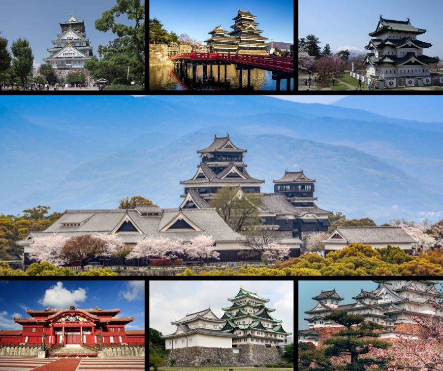 Nhật bản vốn nổi tiếng với các tòa lâu đài cổ kính mang nhiều giá trị lịch sử