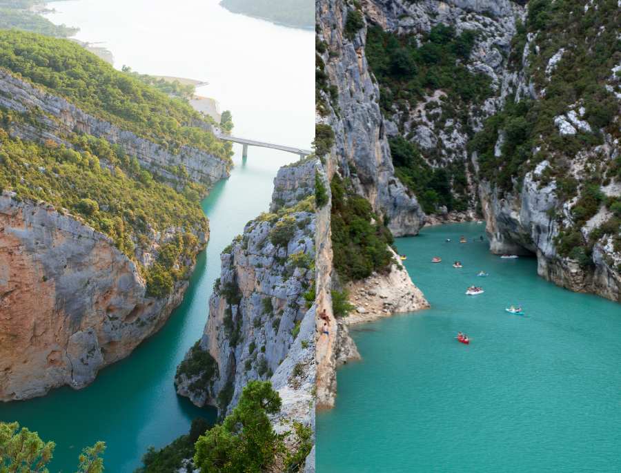 Khung cảnh hùng vĩ tại hẻm núi Verdon nước Pháp
