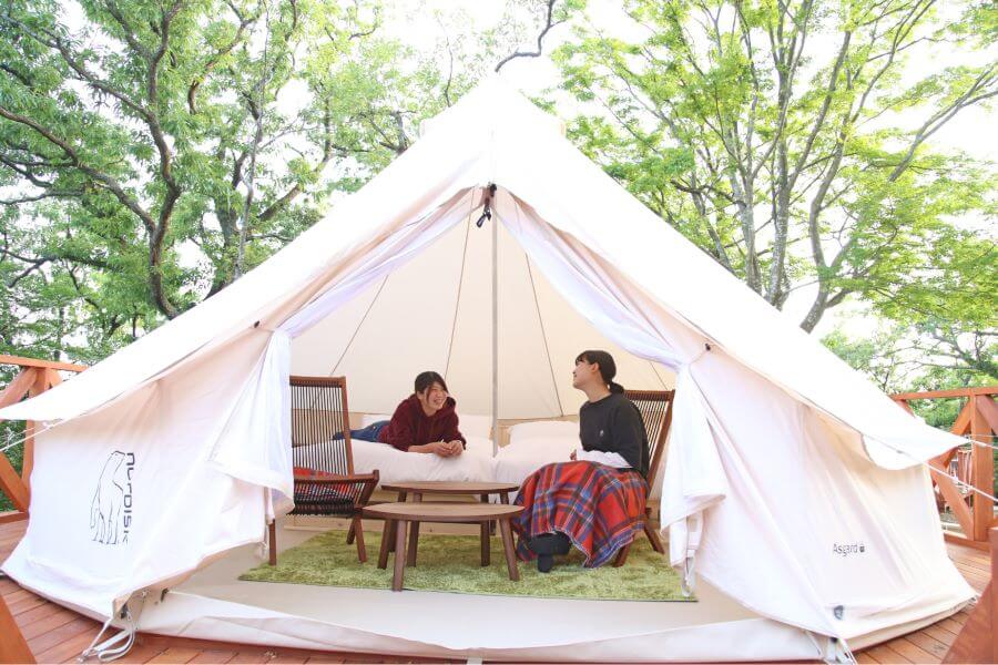 Trải nghiệm cắm trại giữa những cánh đồng bao la tại Nông trại Mother Farm hẳn sẽ là một kỷ niệm khó quên cho các tín đồ du lịch Nhật Bản