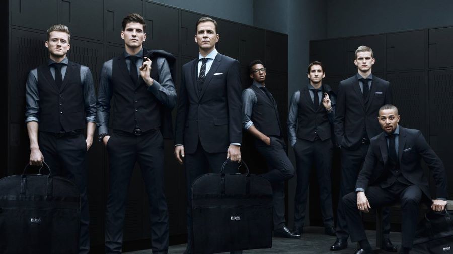 Hugo Boss - thương hiệu thời trang với những bộ suit lịch lãm đầy sang trọng 