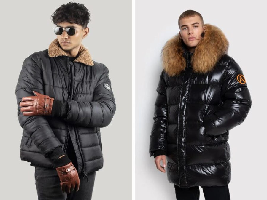 Áo phao và quần dài là một trong những món đồ thời trang mùa đông "bất ly thân" cho các chàng