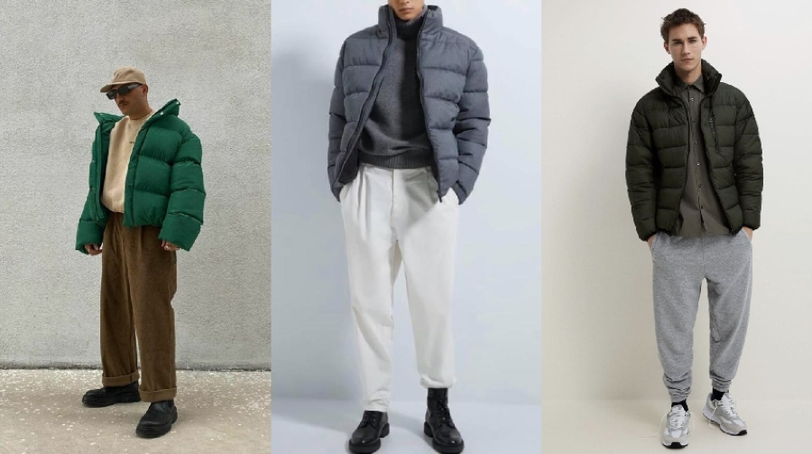 Áo phao phối quần dài cho nam là một outfit “xịn sò” mà các anh không nên bỏ qua