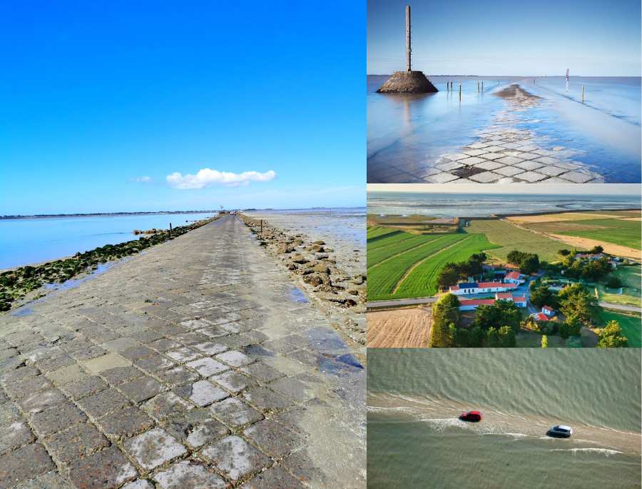 Khung cảnh bình yên của Passage du Gois thu hút lượng lớn khách du lịch tới tham quan