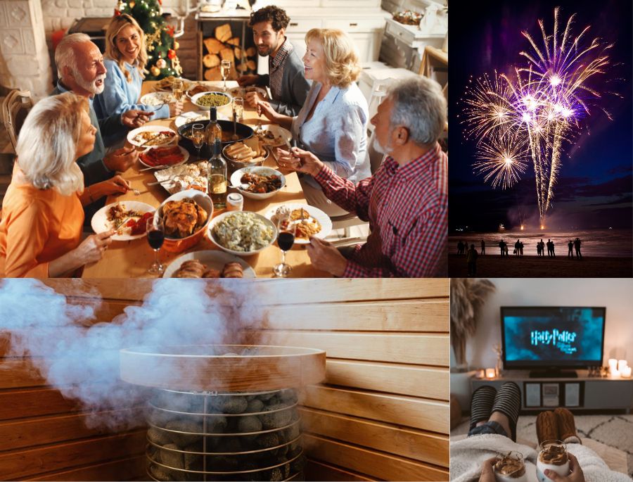 Các hoạt động đặc trưng của người dân Phần Lan diễn ra trong dịp tết