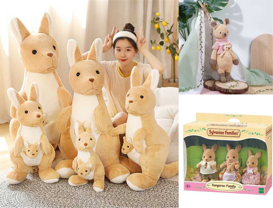 Một số các loại đồ chơi mang kiểu dáng hình chuột túi