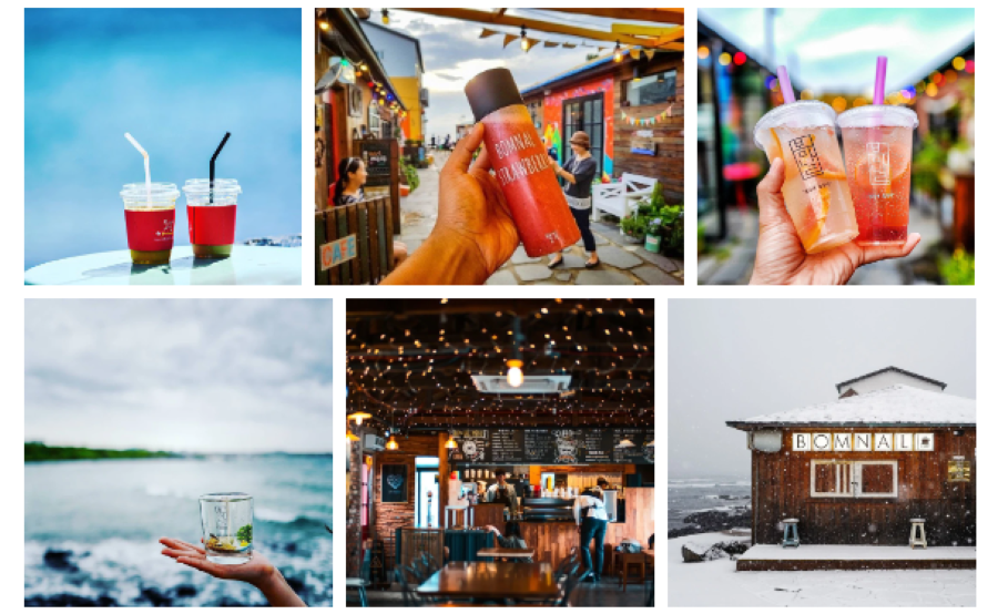 Bomnal Café - quán cà phê tuyệt đẹp ở Jeju dành cho các tín đồ sống ảo