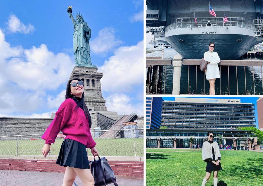 Bà Hoàng Minh Nhi - Giám Đốc Kinh Doanh Top Ten Travel trong chuyến công tác khảo sát thực tế tại Mỹ