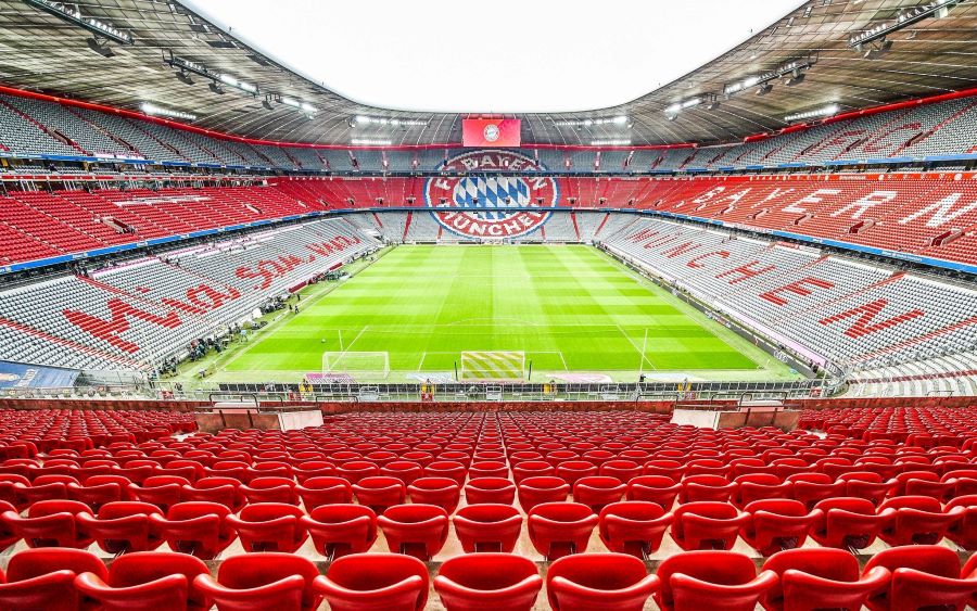 Allianz Arena chính là sân nhà của “Hùm xám xứ Bavaria” Bayern Munich 