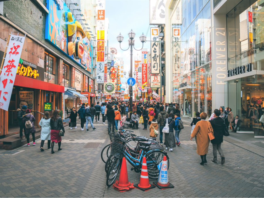 Shinsaibashi - Con phố mua sắm sôi động bậc nhất Osaka