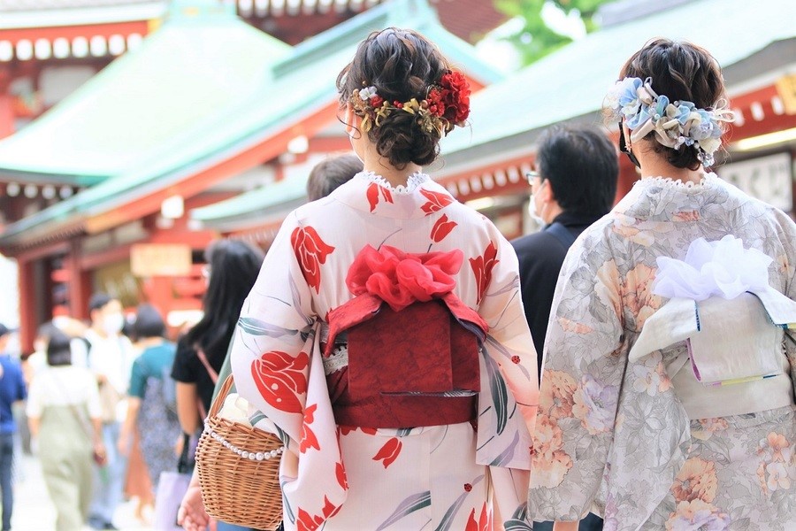 Kimono và Yukata còn được xem là biểu tượng của văn hóa Nhật Bản