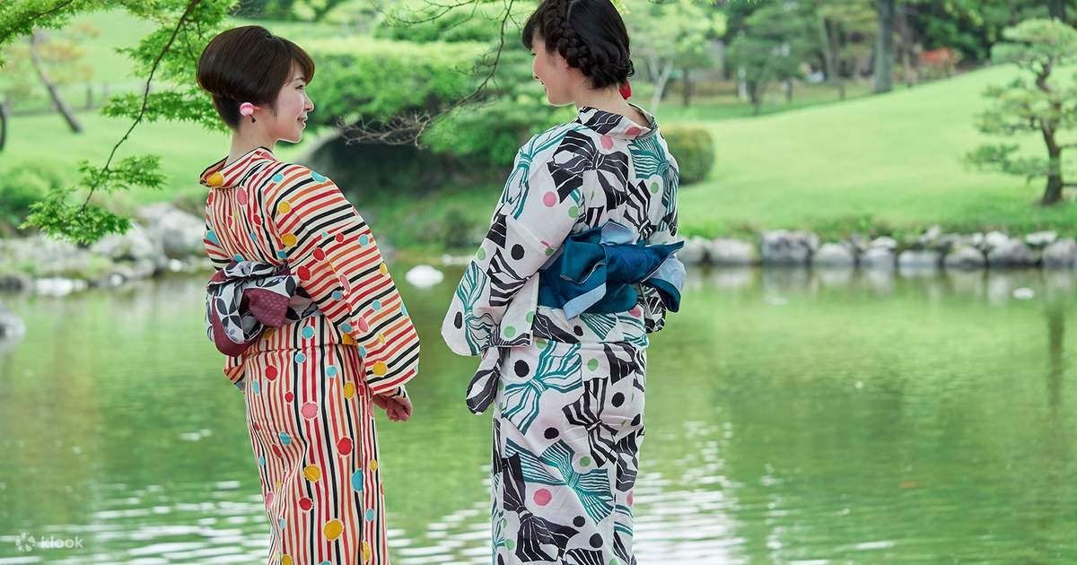 Kimono và Yukata sử dụng những chất liệu khác biệt nhau