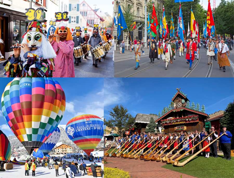 Thụy Sĩ sở hữu vô số lễ hội truyền thống độc đáo