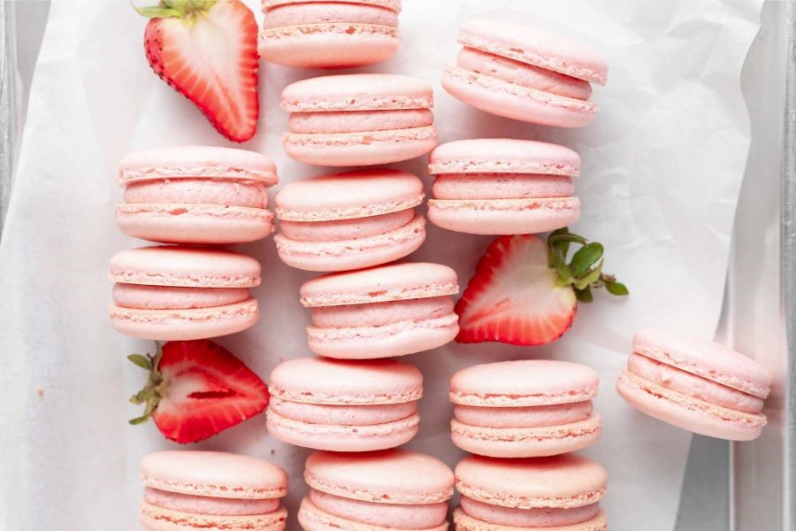 Macaron có màu sắc vô cùng hấp dẫn