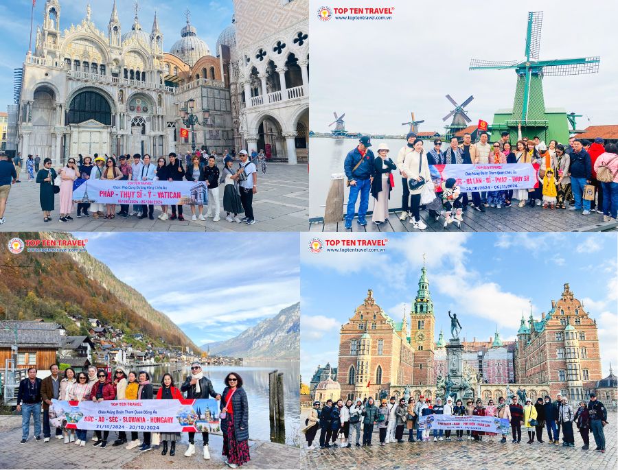 Một số các hình ảnh đoàn châu âu của Top Ten Travel