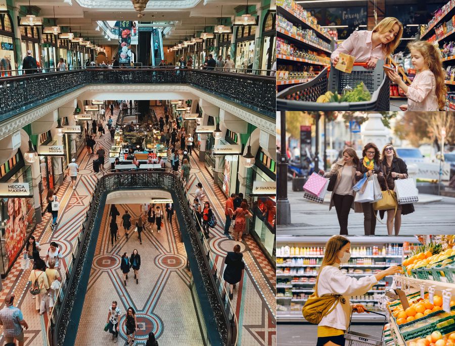 Nước Úc tập trung lượng lớn các thương hiệu thời trang quốc tế để du khách có thể dễ dàng lựa chọn