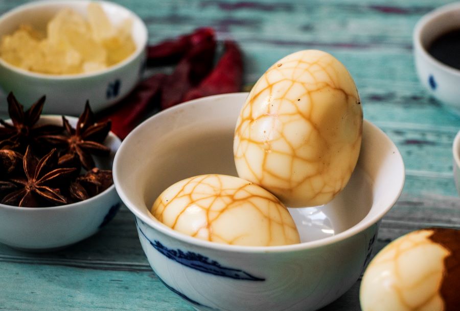 Món Trà trứng nổi tiếng tại Thượng Hải