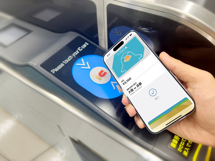 Khi sở hữu thẻ Icoca, bạn có thể thoải mái di chuyển trên các tuyến tàu của JR West