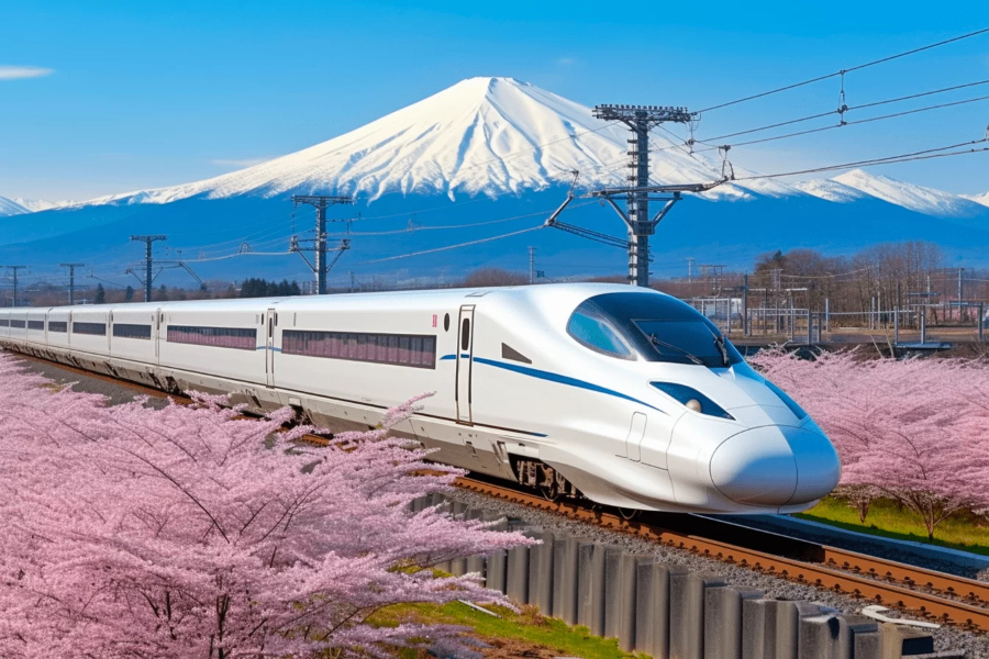 Tàu siêu tốc Shinkansen là minh chứng cho sự sáng tạo và kỹ thuật tiên tiến của Nhật Bản