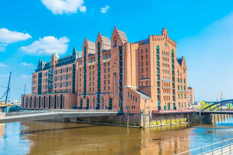 Bảo tàng Hàng hải Quốc tế Hamburg có thiết kế vô cùng ấn tượng