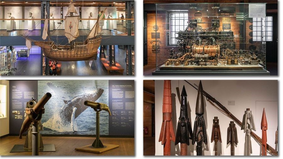 Các khu triển lãm ấn tượng tại bảo tàng Hàng hải Quốc tế Hamburg